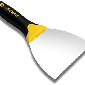 10cm Stainless Steel Rubber Handle Putty Knife, Decor Brand