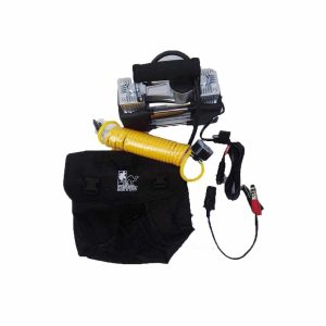 Heavy-Duty Dual Cylinder Car Air 2-piston Compressor