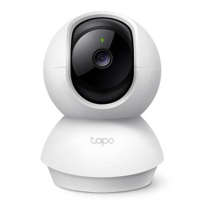 Tapo c200 360-degree smart wi-fi pan and tilt camera, 1080 p - white