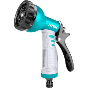 Total 9-Pattern Garden Hose Nozzle Spray Nozzle Water Spray Nozzle